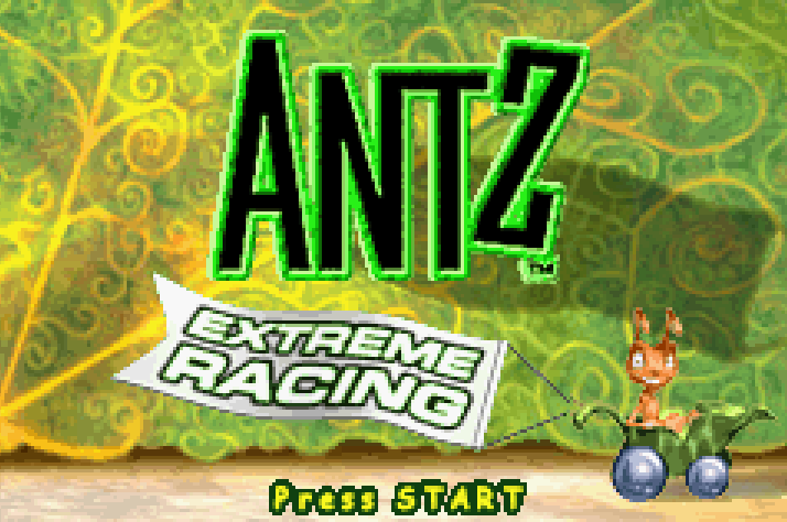 Antz Extreme Racing  Title Screen